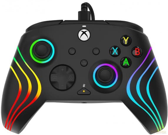 PDP Afterglow Wave Wired Controller Black Licenced