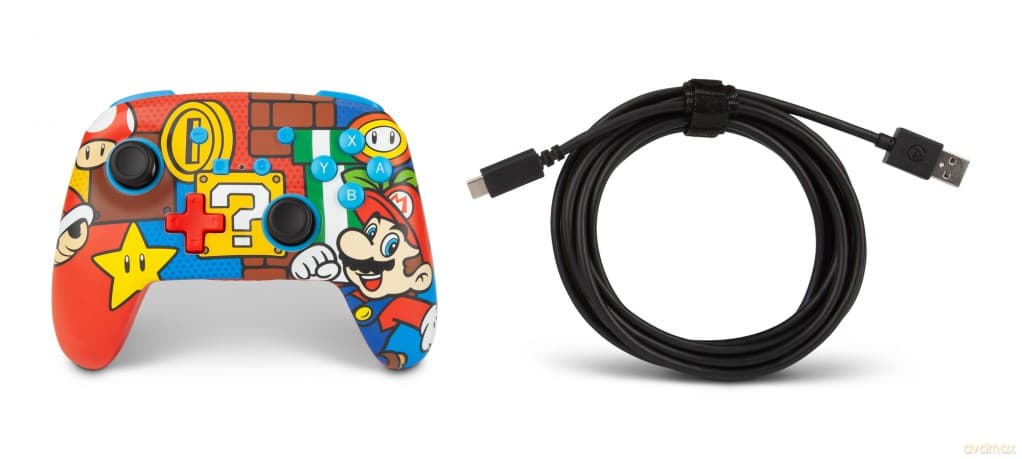 PowerA Enhanced Wireless Controller for Nintendo Switch - Mario Pop