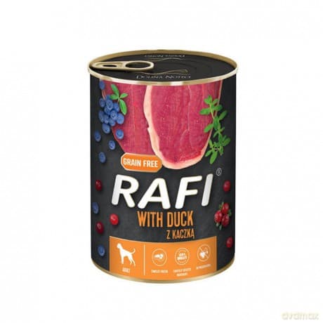 Rafi - Dogfood Duck, Blueberries & Cranberries 400g (61043)