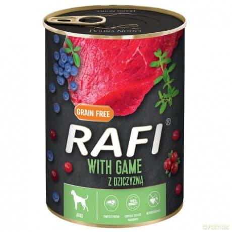 Rafi - Dogfood Game, Blueberries & Cranberries 400g (61041)