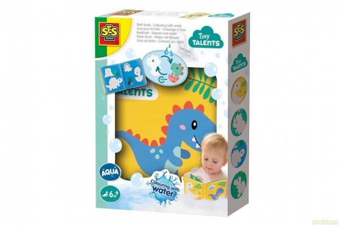 SES Książeczka d/kąp.kol.z wodn.dinoz.13215 32156