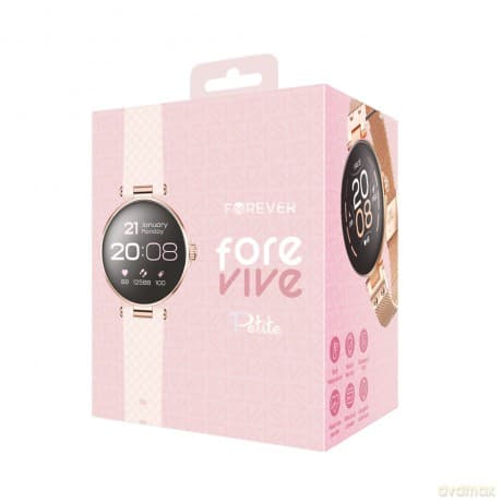 Forever Smartwatch ForeVive Petite SB-305 różowe złoto