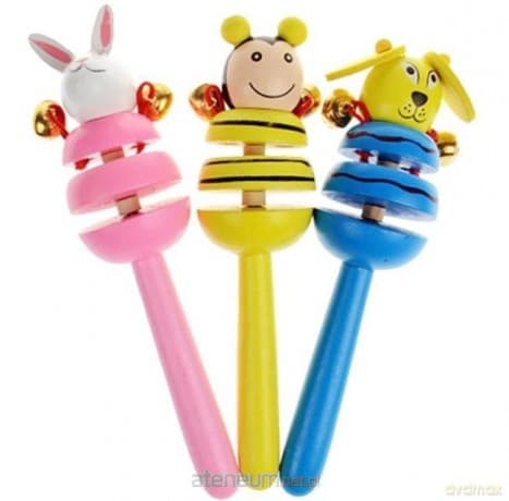 Grzechotka drewniana