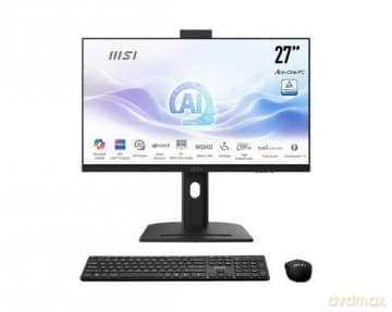 Komputer All-in-One Modern AM273QP AI 1UM-07SEU W11P/Intel Core Ultra 7/32GB/1TB/UMA/27 cali/Czarny