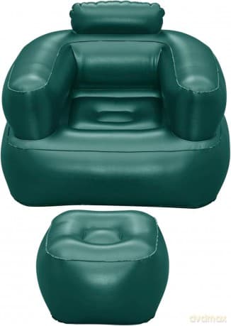 Fotel dmuchany ciemna zieleń
