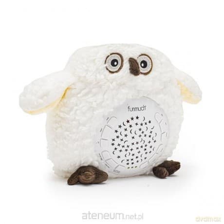 Sowa pluszowa z projektorem i muzyką