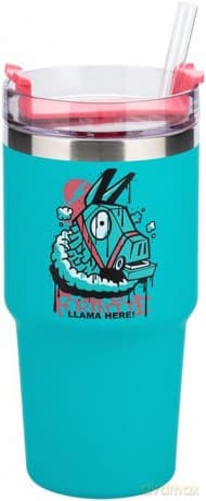 Fortnite Gamer Cup insulated cup and straw (600 ml) / Fortnite kubek podróżny gracza ze słomką (600 ml)
