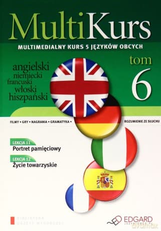 Multikurs. Multimedialny kurs 5 języków obcych. Tom 6 + CD/DVD