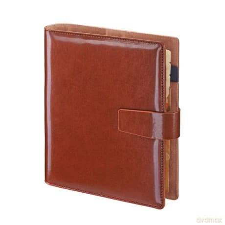 Organizer 2026 Cambridge premium brązowy 17,5x23,5cm