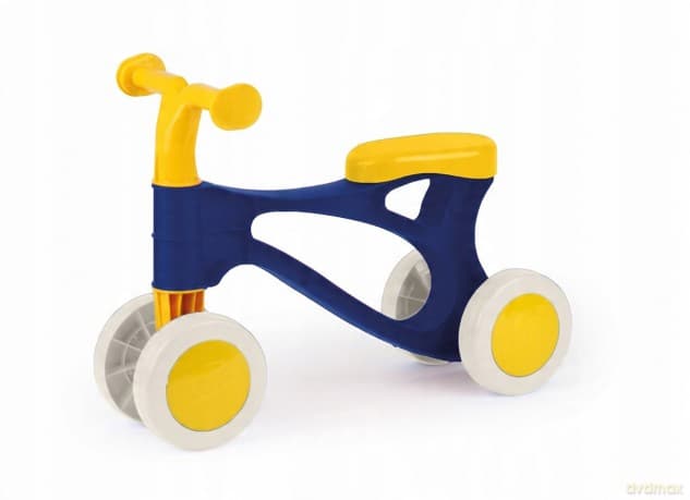 Jeździk rowerek niebiesko-żółty