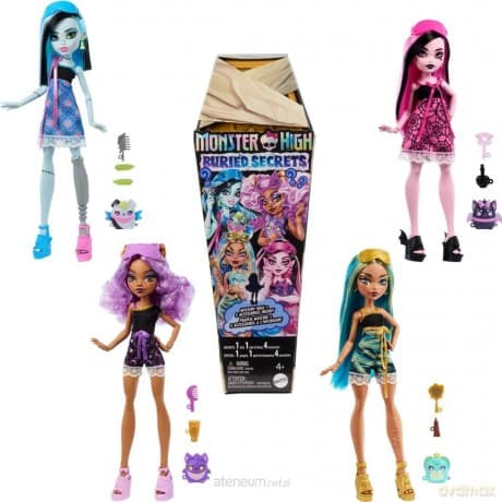 Monster High. Ukryte sekrety Lalka i akcesoria mix