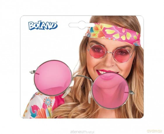 Okulary John różowe