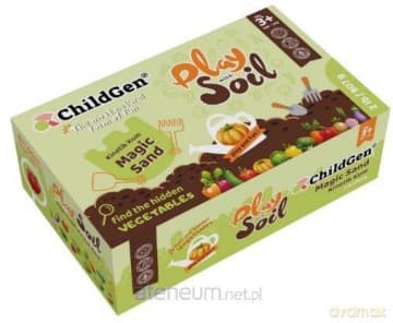 Piasek kinetyczny naturalny gleba z warzywami 907g