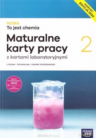 Chemia LO 2 Nowa To jest chemia matura pracy zakres rozszerzony 2025