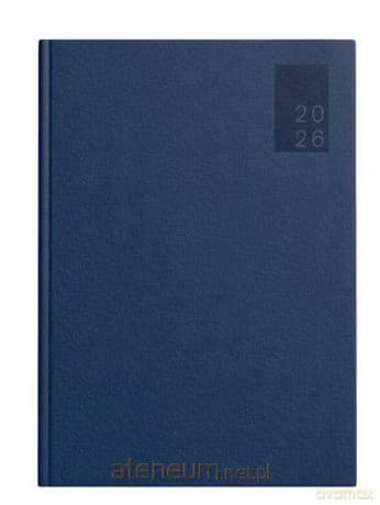 Kalendarz 2026 książkowy A5 Basic DTP granatowy