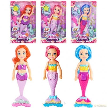 Lalka syrenka z akcesoriami MIX