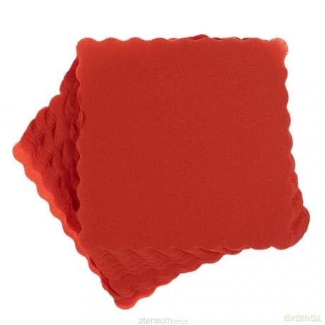 Serwetki gastronomiczne czerwone 15x15cm 120szt