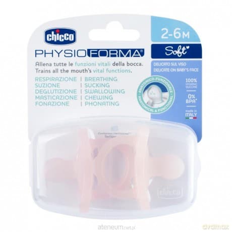 Smoczek uspokajający Soft 2szt 2-6m