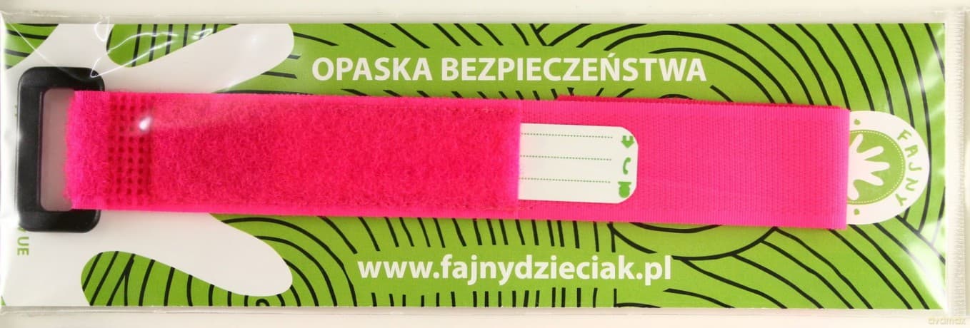 Opaska Bezpieczeństwa Fajny Dzieciak RÓŻOWA