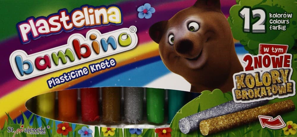 Plastelina Bambino 12 kol.