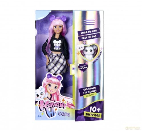 Lalka Kawaii Hi Cora i zwierzątko Kurumi