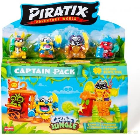 Piratix Crazy Jungle Captain Pack 4 1szt.mix