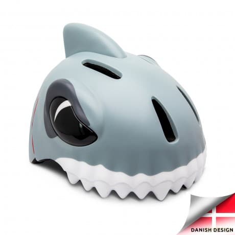 Crazy Safety - Shark Bicycle Helmet - Grey (CS190108)