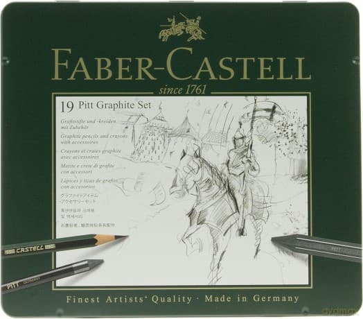 Faber-Castell - Set Pitt Graphite tin of 19 (112973)