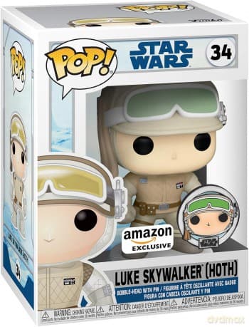 Funko POP! SW - Luke Skywalker (Hoth) with Pin