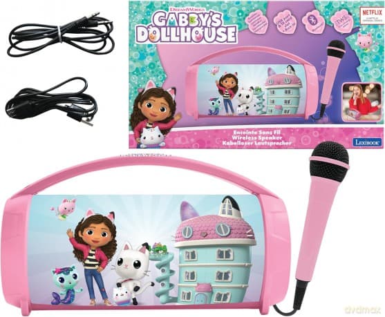 Lexibook - Gabby's Dollhouse Bluetooth Light Speaker (BTP585GDHZ)