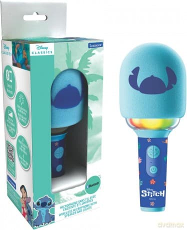 Lexibook - Stitch Bluetooth Karaoke Microphone (MIC280D)