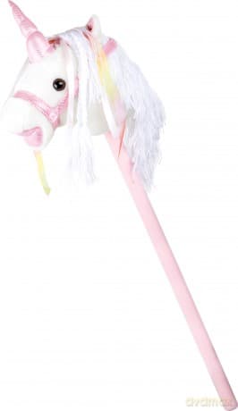 Small Foot - White Unicorn Hobby Horse - (I-SF10279)