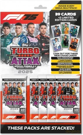 Topps - Formula 1 Turbo Attax Mega Multi Pack (F1TA25-2503)
