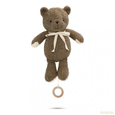 Vanilla Copenhagen - Music Mobile - Plush Teddy - Wood (MUSP6024)