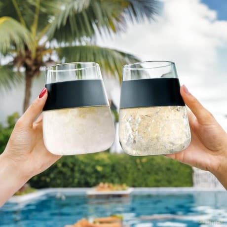 Wine Cooling Cups - Set of 2
