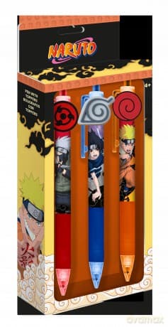 Długopis z Toperem Naruto 3 sztuki NA00004
