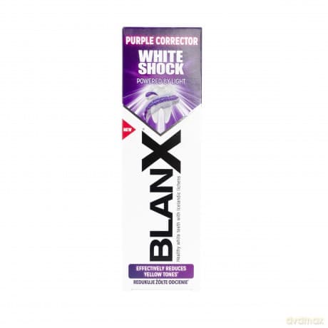 BLANX White Shock Purple Pasta do zębów wybielająca 75 ml