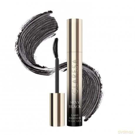 CLARESA Sexy Black Volume&Curl Mascara Tusz do rzęs czarny pogrubiająco-podkręcający 10 ml