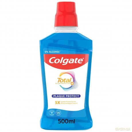 COLGATE Total Płyn do płukania jamy ustnej - Plaque Protect 500 ml
