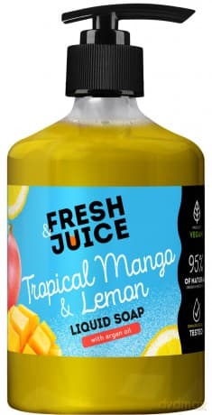 FRESH JUICE Mydło w płynie Tropikalne Mango i Cytryna 460 ml