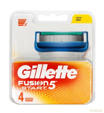 GILLETTE Fusion5 Start Wkłady wymienne do maszynki do golenia dla mężczyzn 1 op. - 4 szt.