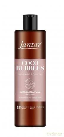 JANTAR Nawilżająca Piana do kąpieli z esencją bursztynową i kokosem - Coco Bubbles 400 ml