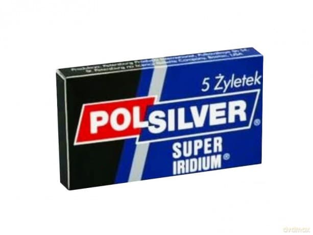 POLSILVER Super Iridium Żyletki dwustronne 1 op. - 5 szt.