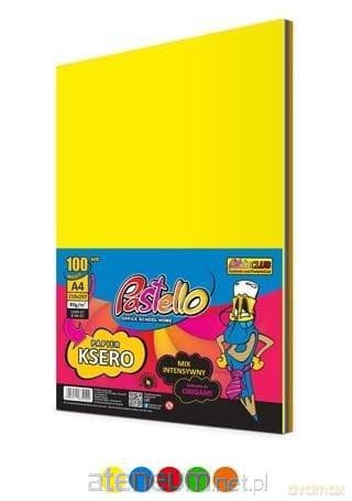 Papier ksero A4 80g 5 kolorów 100 arkuszy