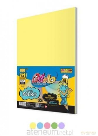Papier ksero A4 80g 5 kolorów 100 arkuszy pastel