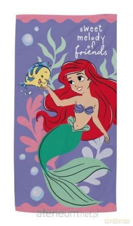 Ręcznik mała syrenka Arielka 70x140 cm
