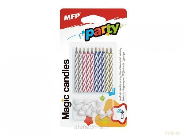 Świeczki do tortu Magic 6 cm 10szt