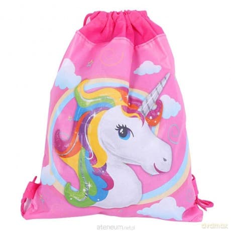 Worek na buty Jednorożec różowy