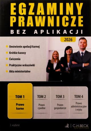 Egzaminy Prawnicze bez aplikacji 2026 (Tom 1) Prawo karne