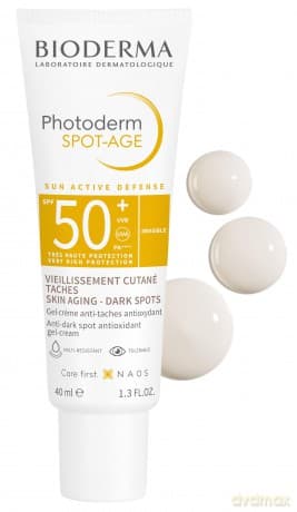 Bioderma Sunscreen gel cream SPF 50+ Photoderm Spot-Age (Gel-Cream) 40 ml